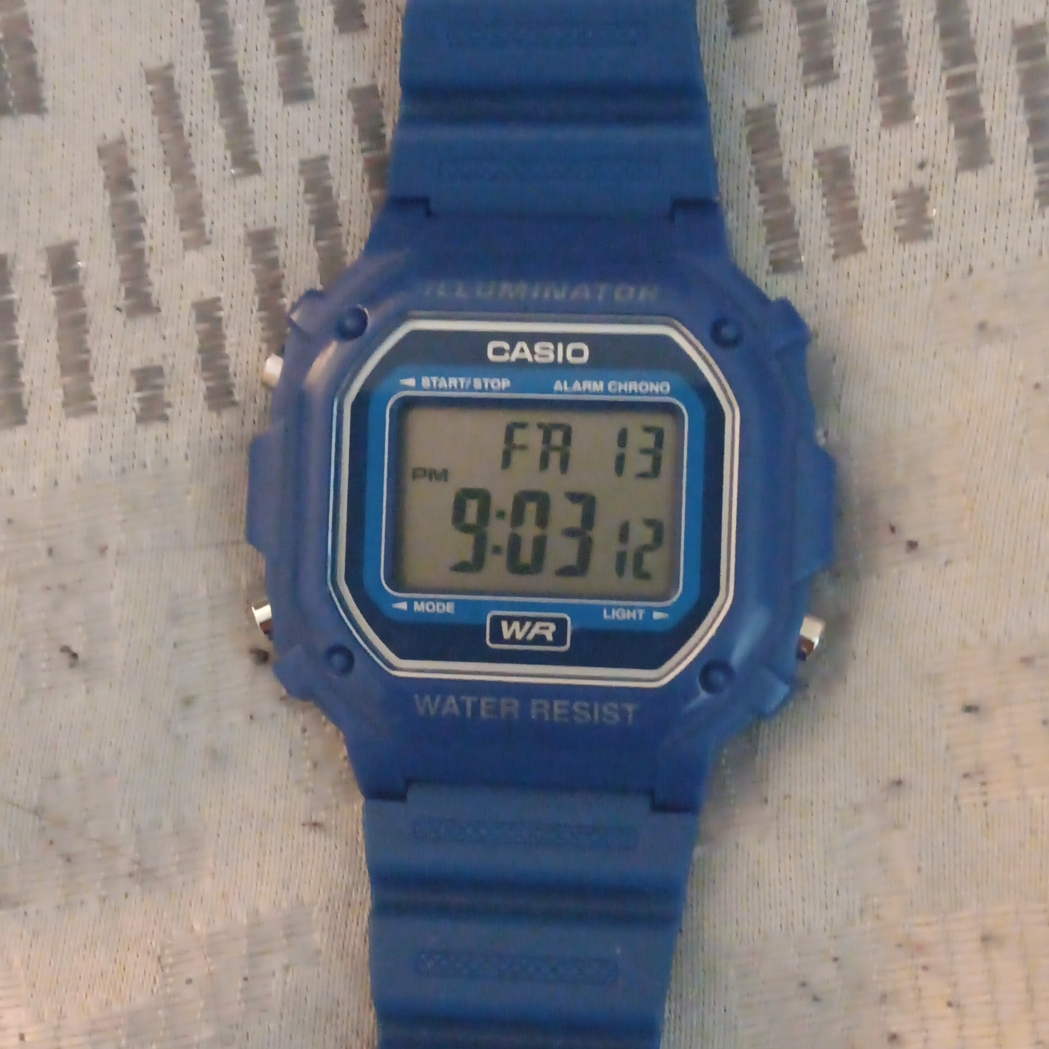 Casio Watch Blue F108wh